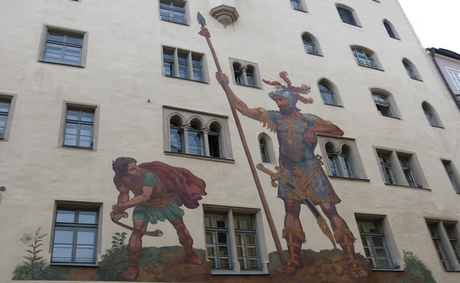 david, goliath regensburg